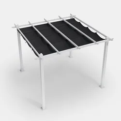 Telo di ricambio antracite per gazebo 3x3 m - Norris