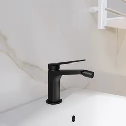Miscelatore per bidet in ottone nero opaco - Nocta