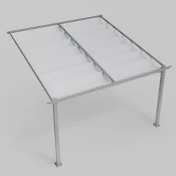 Telo di ricambio bianco per pergola 3x3 m - Norris